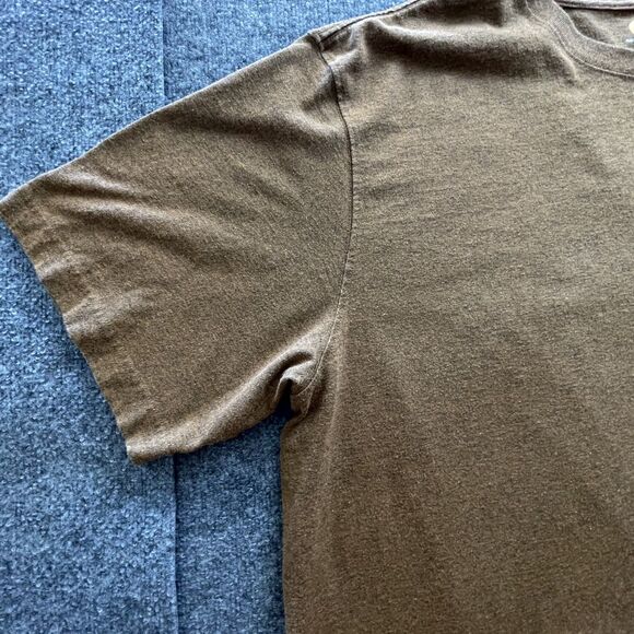 Carhartt T-Shirt Menβs 2XL Tall Brown Original Fit Pocket Workwear Heavyweight - Picture 5 of 10